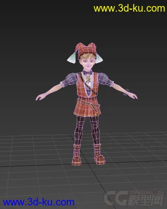 3D打印模型制作狂系列（彩装小孩）的图片