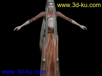 3D打印模型制作狂系列（红裙少女）的图片