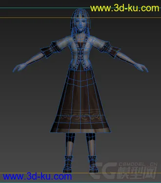 3D打印模型制作狂系列（赭石女）的图片