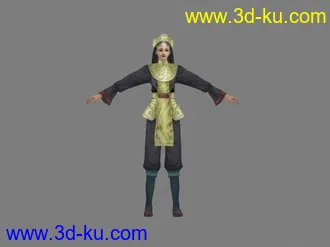 3D打印模型制作狂系列（古代宫女）的图片