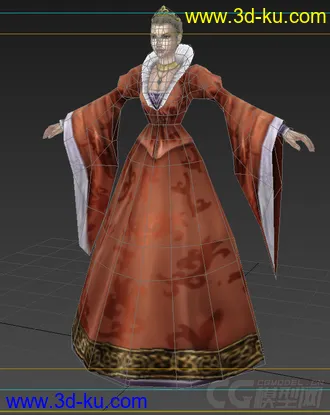 3D打印模型制作狂系列（王后）送给这么晚捧场的李昭然的图片