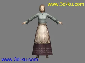 3D打印模型制作狂系列（布衣女裙）可以申请吗？的图片