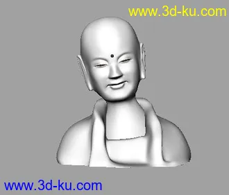 3D打印模型佛头的图片