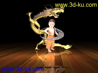 3D打印模型龙的传人的图片