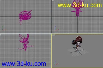 3D打印模型天龙八部 海盗鼠的图片