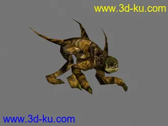 3D打印模型四足怪物+贴图+全套动作3D9文件的图片