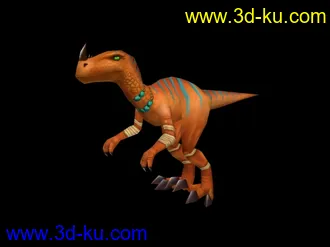 3D打印模型我做的一个小龙的图片