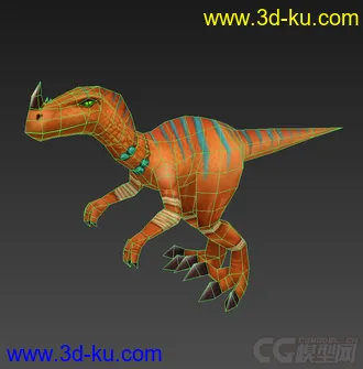 3D打印模型我做的一个小龙的图片