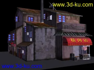 3D打印模型好久不做场景了今个我也做个发上来！大家多评评！的图片