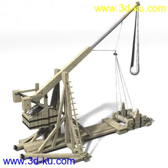 3D打印模型投石器的图片