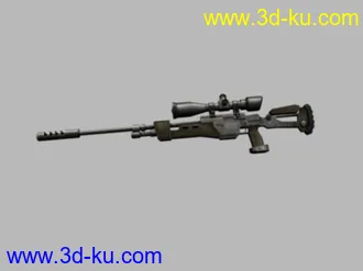 3D打印模型这应该是阻击枪吧？的图片