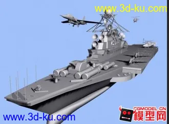 3D打印模型航母的图片