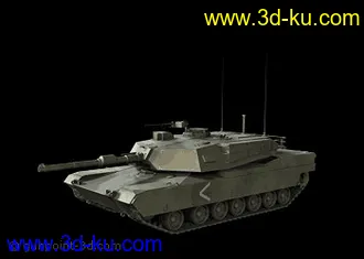 3D打印模型高品質 M1 坦克 (max )格式的图片