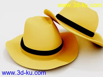 3D打印模型送来一顶牛仔帽的图片