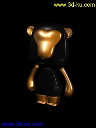 3D打印模型精品卡通手办一个（可爱）有材质~~~的图片