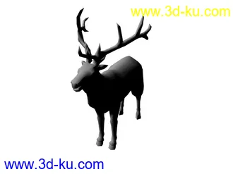 3D打印模型鹿的图片