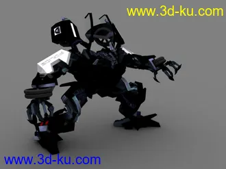3D打印模型电影版变形金刚中的Barricade  路障的图片