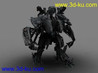 3D打印模型电影版变形金刚中的Blackout的图片
