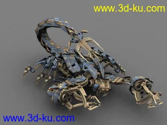 3D打印模型电影版变形金刚中的Scorponok 蝎子的图片