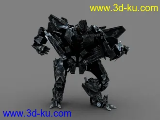 3D打印模型电影版变形金刚中的Starscream 小红的图片