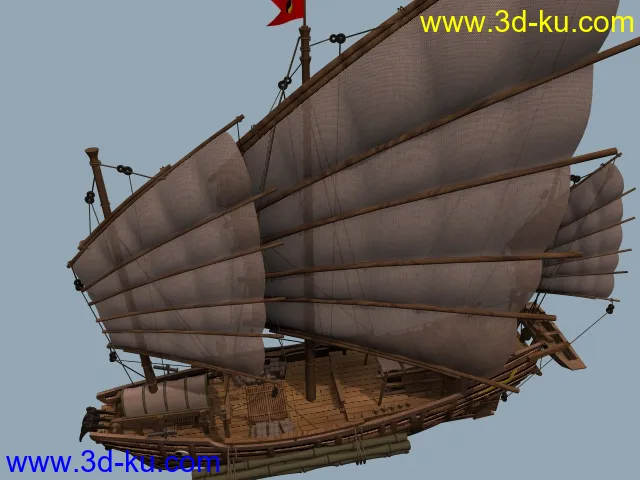 不错的帆船哦！（附贴图）模型的图片3