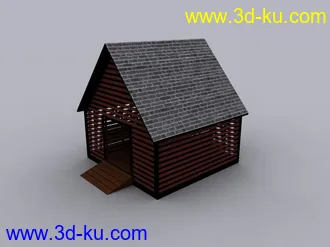 3D打印模型一些房屋的素模（不少）的图片