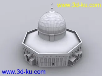 3D打印模型一些房屋的素模（不少）的图片