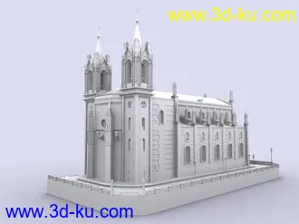 3D打印模型一些房屋的素模（不少）的图片