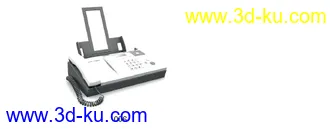3D打印模型传真机的图片