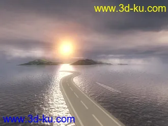 3D打印模型十分幽静的：[海滨小屋]的图片