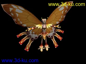 3D打印模型天龙八部 蝴蝶仙子宠物 经典的图片