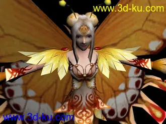 3D打印模型天龙八部 蝴蝶仙子宠物 经典的图片