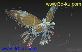 3D打印模型天龙八部 蝴蝶仙子宠物 经典的图片