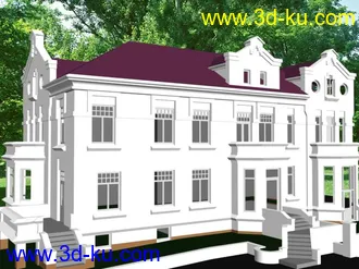 3D打印模型6种别墅洋房的图片