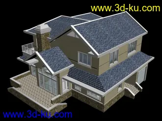 3D打印模型六个别野洋房的图片