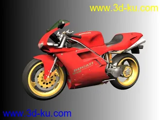 3D打印模型精品中精品赛摩托的图片