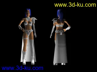 3D打印模型MAX第2次人物.有简单上材质.初试中的图片