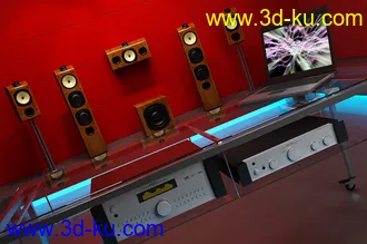 一套精美音响模型！！！的图片