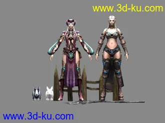 3D打印模型个奇迹世界的ＮＰＣ和法师的图片