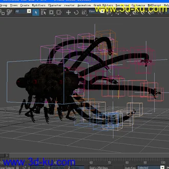 3D打印模型工作后的第一个作品！机械乌贼！的图片