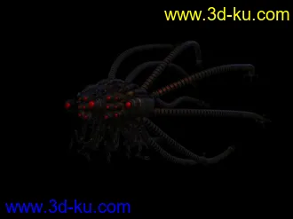 3D打印模型工作后的第一个作品！机械乌贼！的图片