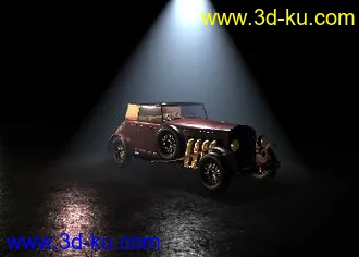 3D打印模型经典老爷车的图片