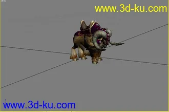 魔兽世界坐骑模型+贴图+全部动作的图片