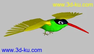 3D打印模型蜂鸟的图片