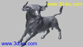 3D打印模型公牛的图片