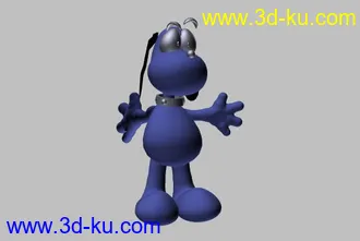 3D打印模型卡通狗的图片