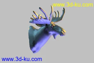 3D打印模型驼鹿的图片