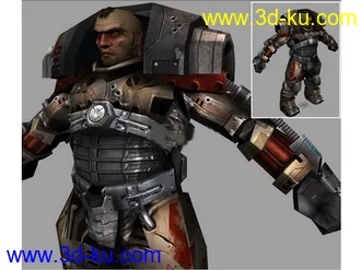 超精人物战士模型+贴图！！！！！！！的图片