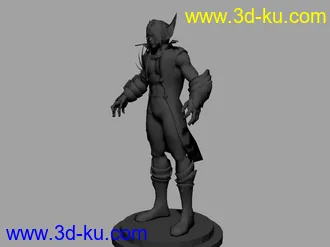 3D打印模型一个男性法师的图片