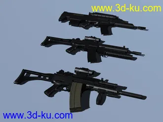 3D打印模型很精致的槍3把+短的一把及其它的图片